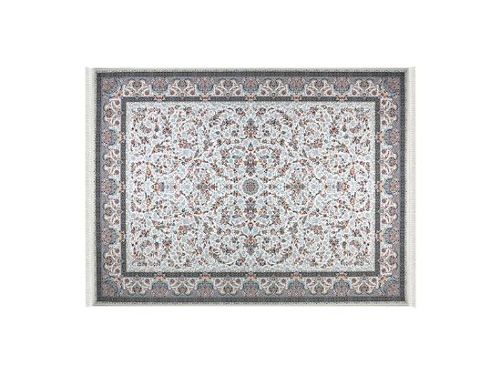 تصویر فرش پاتریس طرح افشان سی گل رنگ کرم 1500 شانه